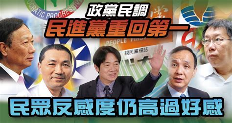 政黨好感度|起風了！國民黨民調「1數據」遠超民進黨 民意即將全。